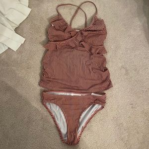 Motherhood Maternity two piece swimsuit